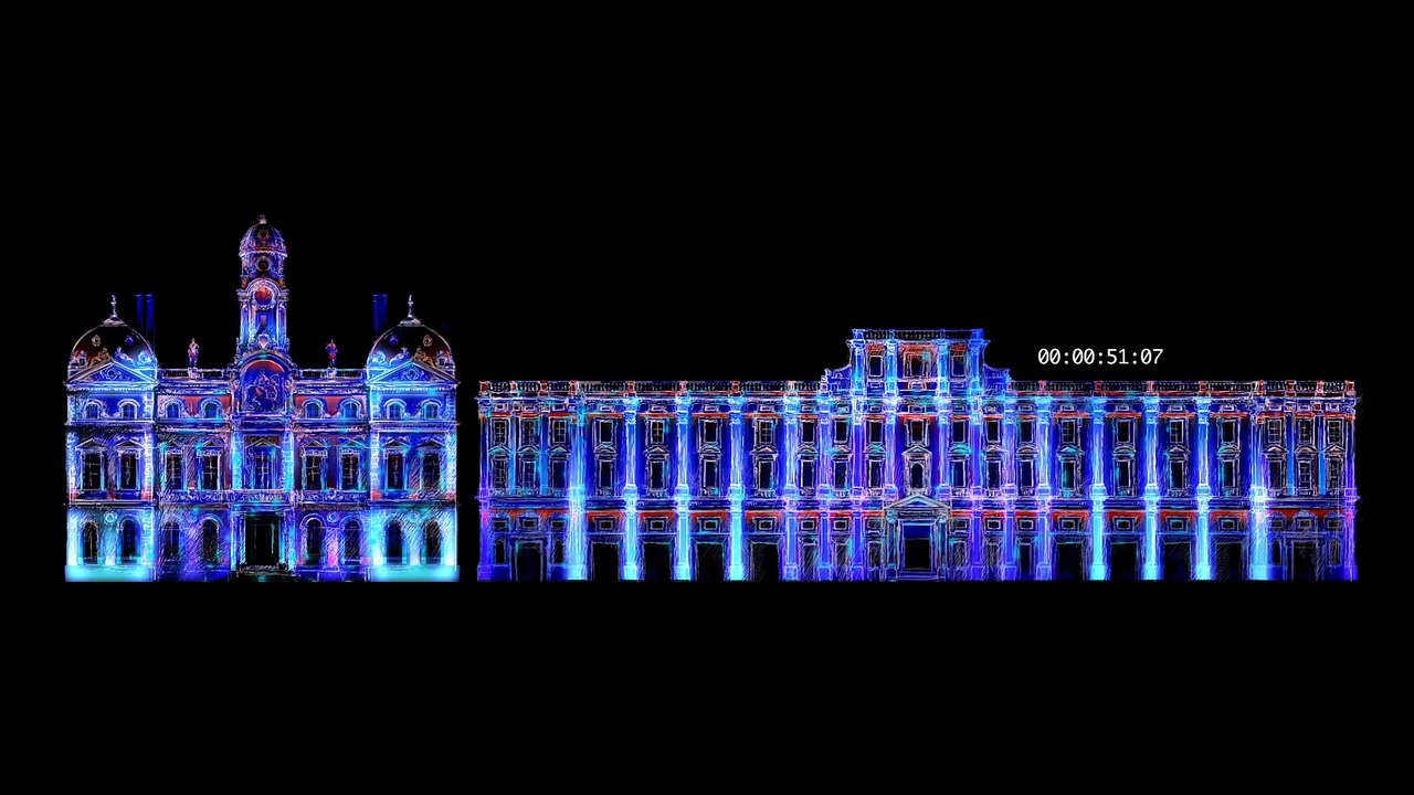 Fêtes des Lumières 2014 Place des Terreaux : Terre aux Lumières