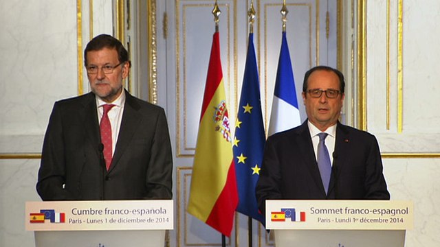 Sommet franco-espagnol : Point de presse conjoint avec M. Mariano RAJOY