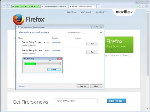Tutorial For How To Install Mozilla FireFox On The PC