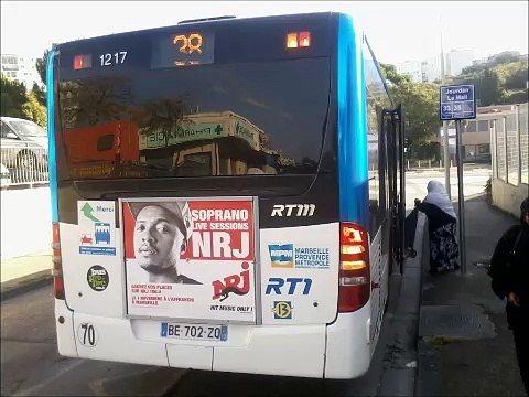 [Sound] Bus Mercedes-Benz Citaro Facelift n°1217 de la RTM - Marseille sur la ligne 38