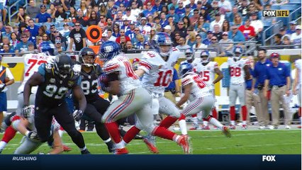 Marks brings down Williams for a loss