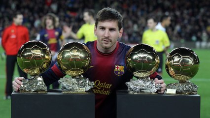 The Four Ballon d'Or of Leo Messi