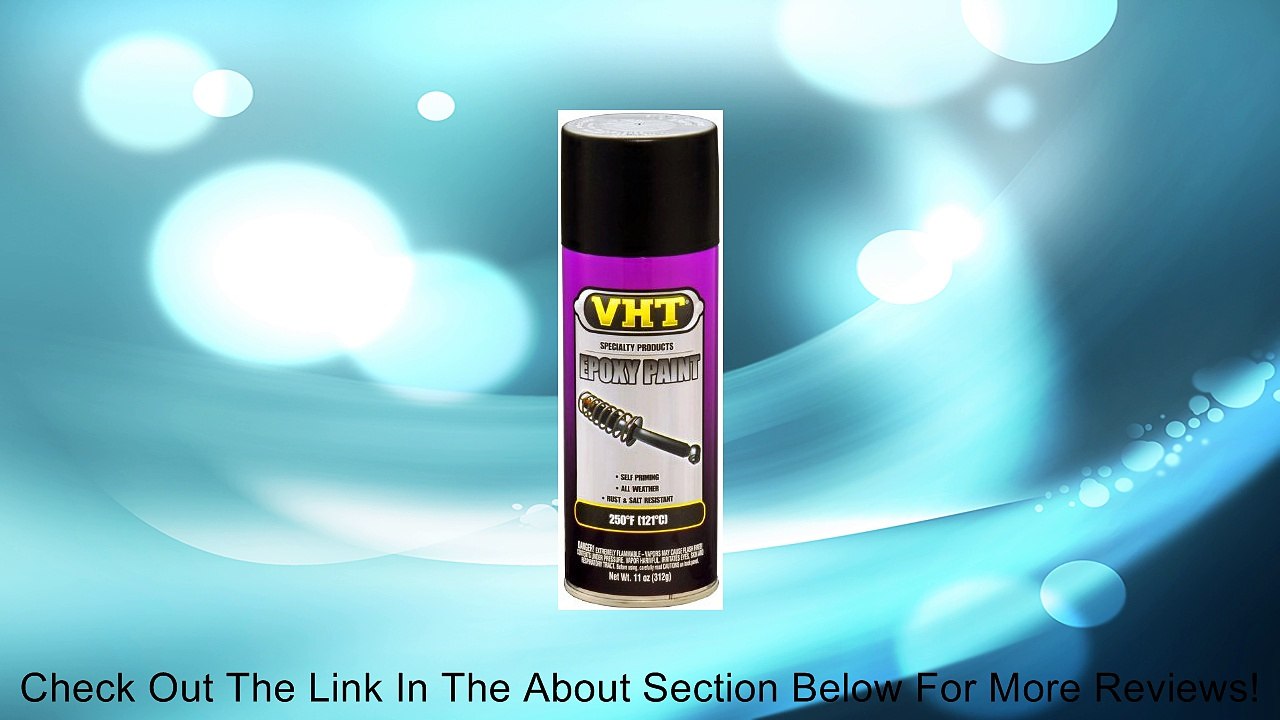 VHT (SP6526 PK) Satin Black Epoxy All Weather Paint 11 oz. Aerosol