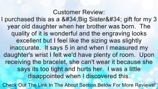 Sterling Silver Engravable 5 Inch Oval Bangle Bracelet for Toddler Child Review