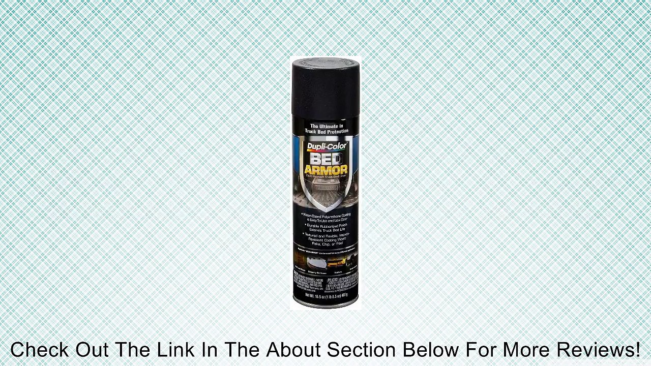 Dupli-Color (BAA2010-6 PK) Black Premium Truck Bed Armor with Kevlar - 16.5 oz. Aerosol, (Case of 6) Review