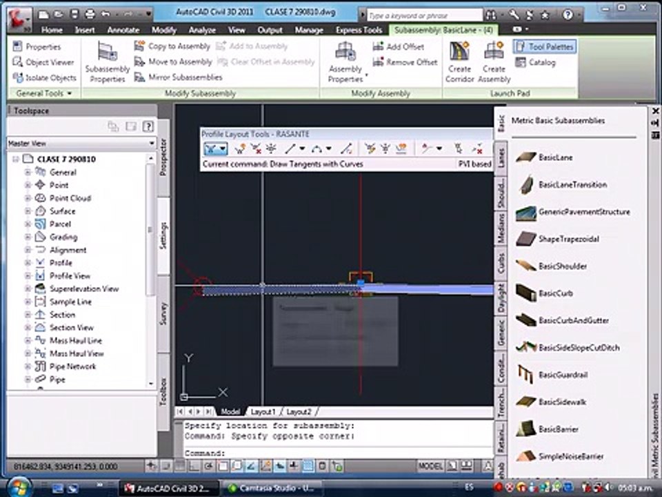 [03_20] AutoCAD Civil 3D 2010 - Corredores | Clase 5