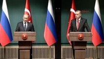 Cumhurbaşkanı Erdoğan Rusya Devlet Başkanı Putin ile Ortak Basın Toplantısı Düzenledi 3