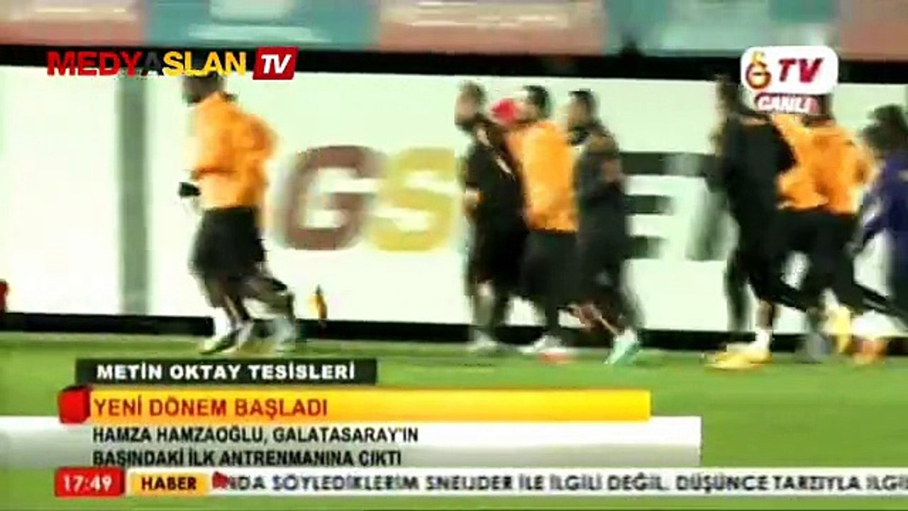 Hamza Hamzaoğlu ilk idmanına çıktı!