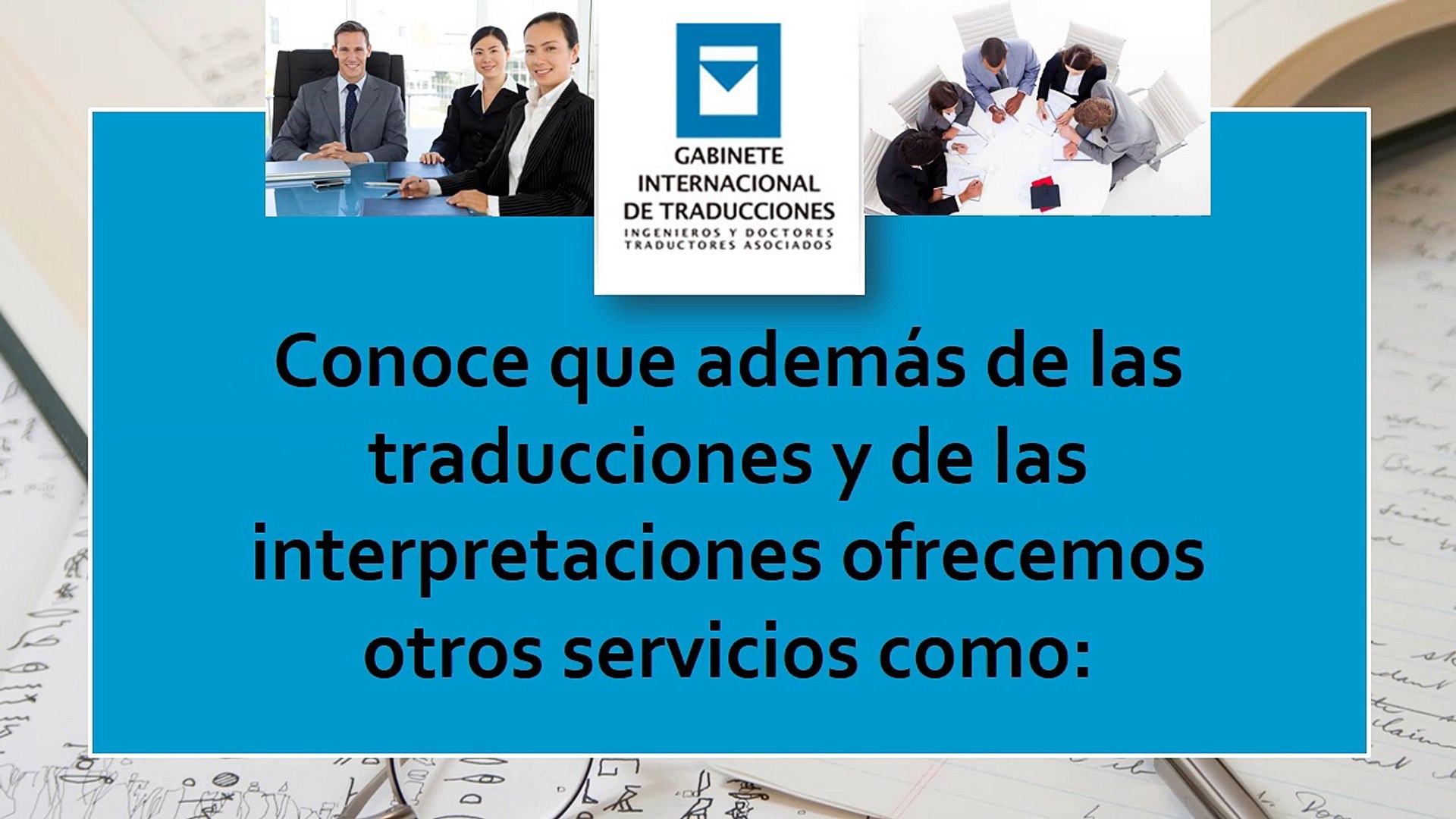 ⁣Gabinete Internacional Traducciones - Empresas de traducción desde Madrid - Revisión y corrección de