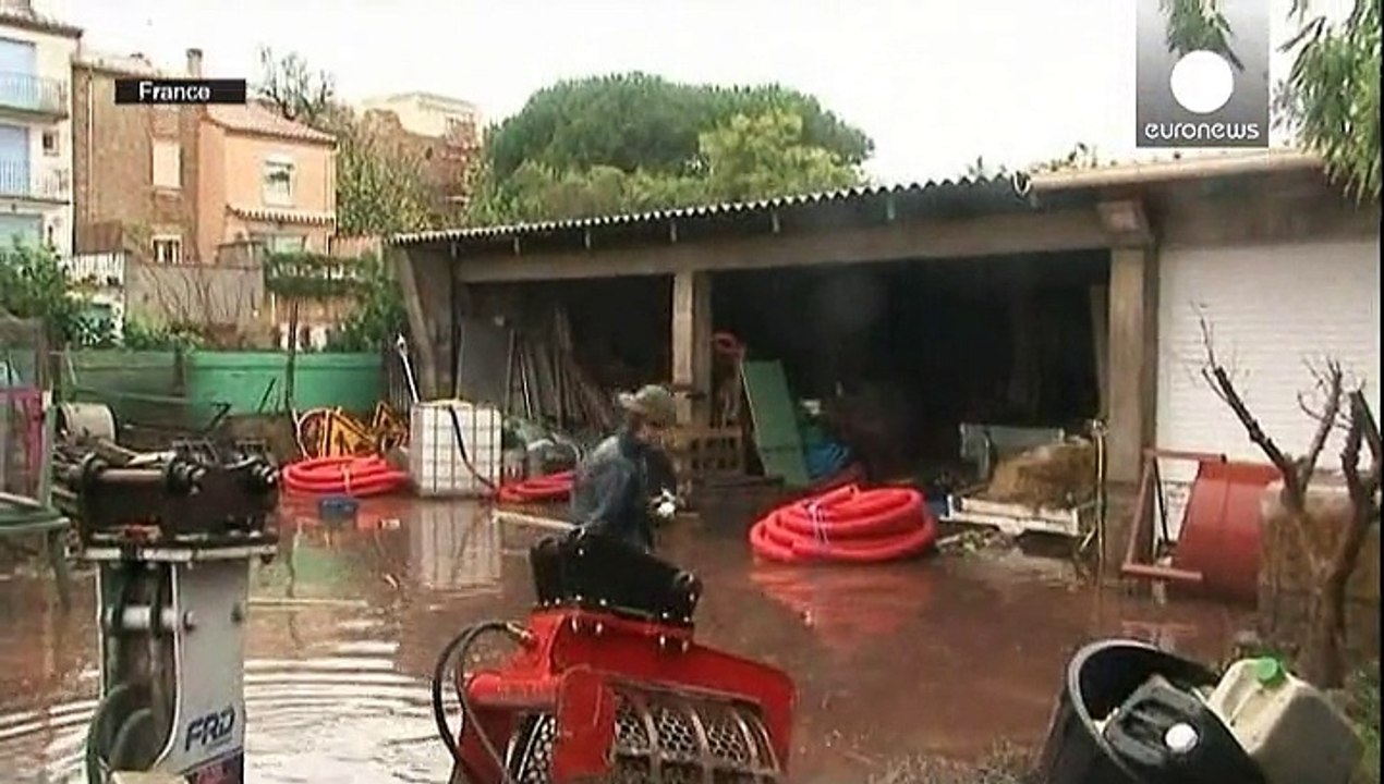سیل مرگبار در جنوب فرانسه و شمال اسپانیا