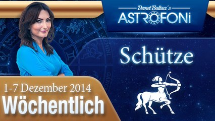Schütze, Wöchentliches Horoskop,  1-7 Dezember 2014
