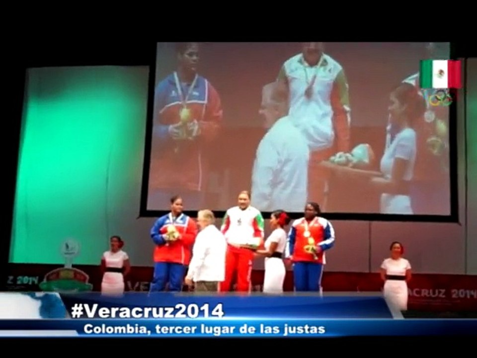 Colombia ocupó el tercer lugar del medallero general en Veracruz 2014