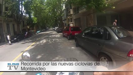 Recorrida por ciclovias  de Montevideo
