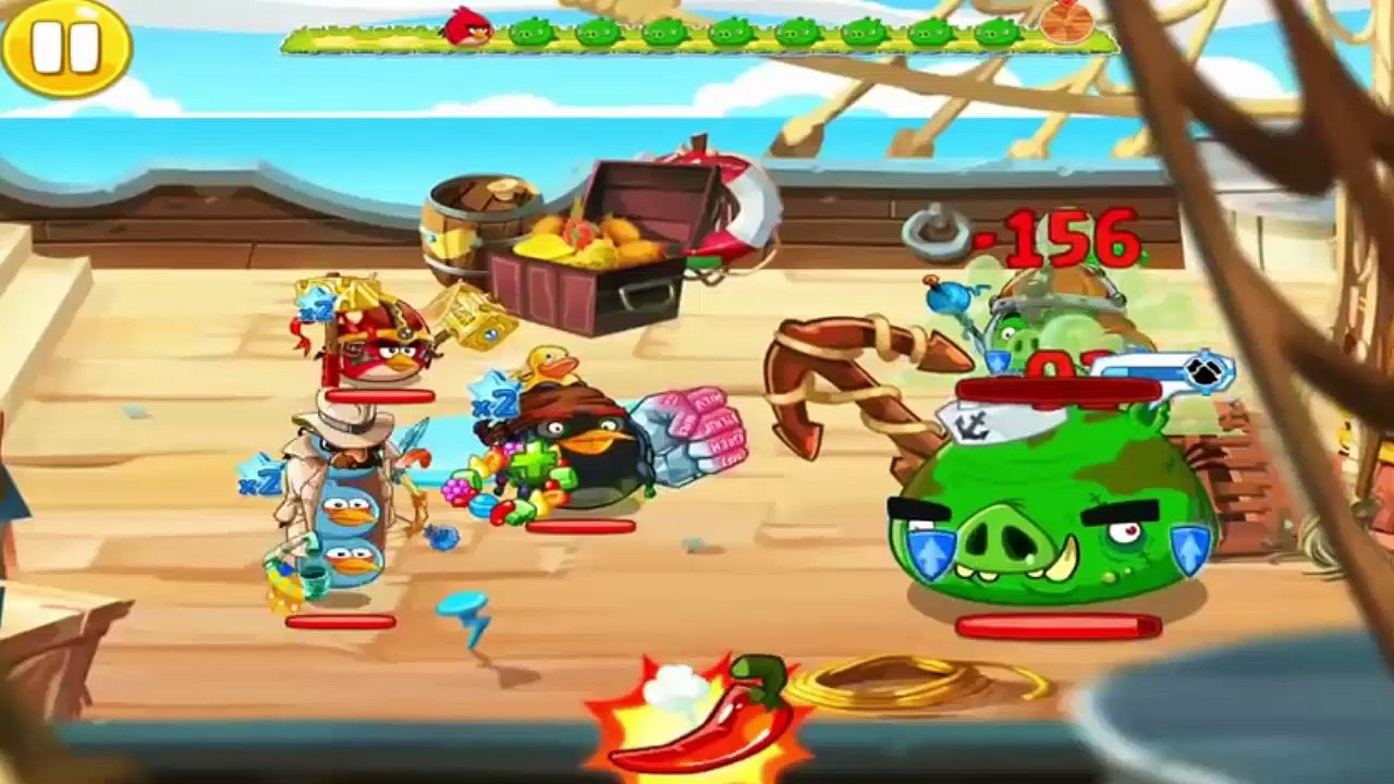 Angry Birds Epic - Gameplay walkthrough - Chronicle Cave 2 - Rain Plateaus 4