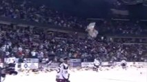 Hockey Fans Toss 7,500 Teddy Bears On Ice for Charity