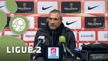 Conférence de presse AS Nancy-Lorraine - Valenciennes FC (0-1) : Pablo  CORREA (ASNL) - Bernard  CASONI (VAFC) - 2014/2015