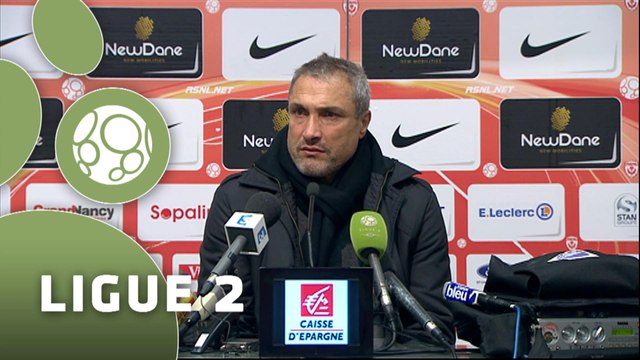 Conférence de presse AS Nancy-Lorraine - Valenciennes FC (0-1) : Pablo CORREA (ASNL) - Bernard CASONI (VAFC) - 2014/2015