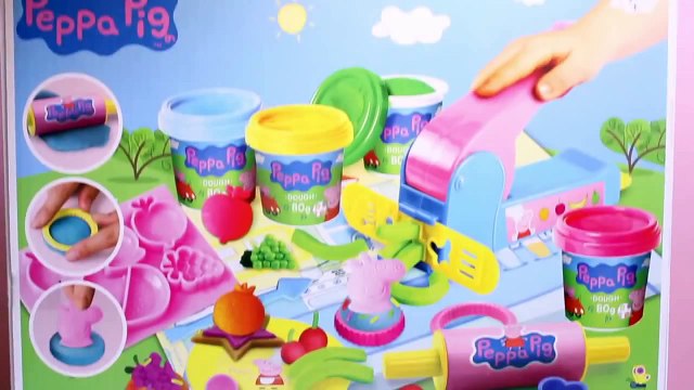 Peppa Pig Mega Dough Set Play Doh Fun Factory Machine Play Dough Treats Cupcakes Toys
