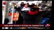Video captó violenta pelea a en el interior de un bus del Transantiago - CHV Noticias