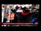 Video captó violenta pelea a en el interior de un bus del Transantiago - CHV Noticias