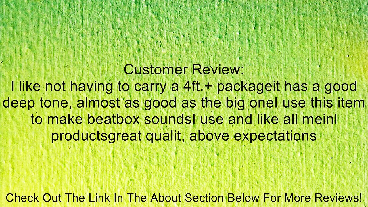 Meinl Percussion DDG-BOX Compact Travel Didgeridoo, Mahogany (8 1/2" x 5") Review