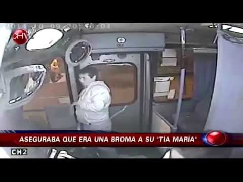 Chofer penquista se transforma en héroe: Detiene a lanza con puerta del bus - CHV Noticias