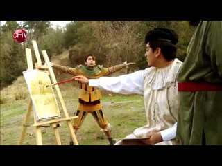 Leonardo Da Vinci dibuja a Nicolás Copernico haciendo aeróbica