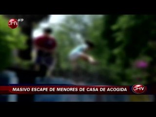 Video muestra cómo niños escapan de una casa de acogidas en Puente Alto