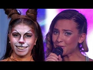 Imperdible prueba de talento de Connie Mengotti y Carla Cáceres Yingo