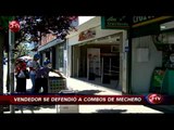Vendedor de zapatos evitó robo de mechero con golpes - CHV Noticias
