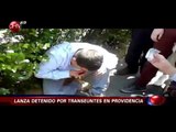 Lanza recibió fuerte golpiza de transeúntes tras robo en Providencia - CHV Noticias
