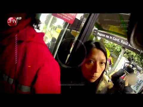 Mujer denuncia a carabineros problemas con conductor del Transantiago - ALERTA MÁXIMA