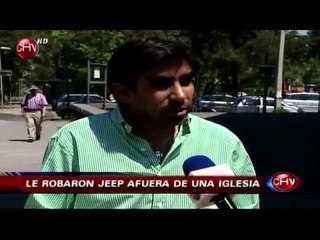 Download Video: Doble de Rafael Araneda sufre robo de su vehículo cuando cumplía una manda - CHV Noticias