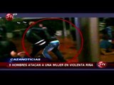 Cazanoticias registró brutal golpiza a una mujer en mall de La Florida - CHV Noticias