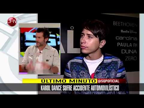 Karol Dance sufre accidente automovilístico mientras se dirigía a animar evento - SQP
