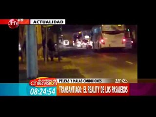 Download Video: Peleas  en el Transantiago: El reality de los pasajeros - La Mañana de Chilevisión