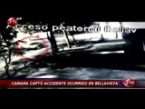 Cámaras graban atropello de un lujoso vehículo a un peatón en Bellavista - CHV Noticias