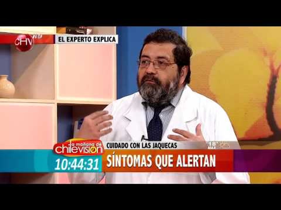 Experto explica como diferenciar una migraña de un infarto cerebral | La Mañana de CHV