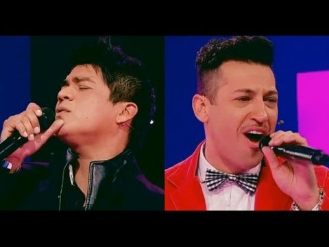 Pablo Ruiz cantó su éxito Espejos Azules junto Américo en ‪‎Locos por el Mundial‬
