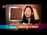 Revisa cuánto pesan tres conocidas y bellas famosas - Matinal de CHV