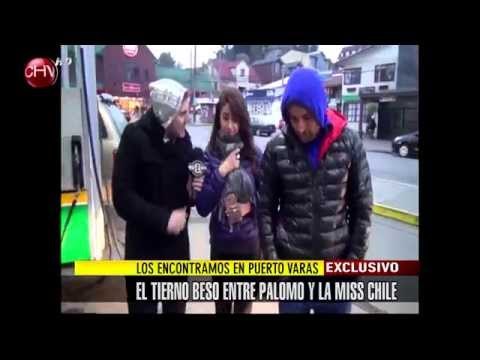 A los besos y en Puerto Varas pillamos al Palomo y actual miss Chile - SQP