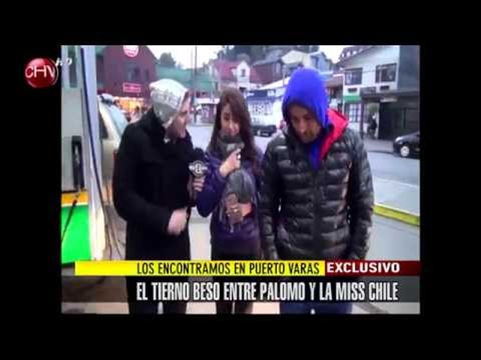 A los besos y en Puerto Varas pillamos al "Palomo" y actual miss Chile - SQP