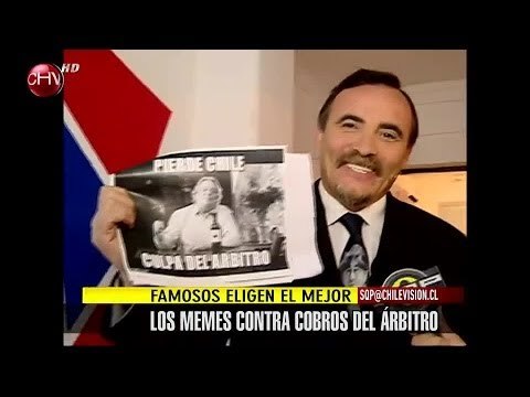 Famosos eligen el mejor meme contra los cobros del árbitro en Chile Holanda - SQP 2406