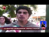 Pelea entre un guardia y una mujer en supermercado - CHV Noticias