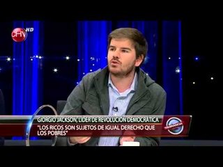 Giorgio Jackson: "Los ricos y los pobres tienen los mismos derechos"