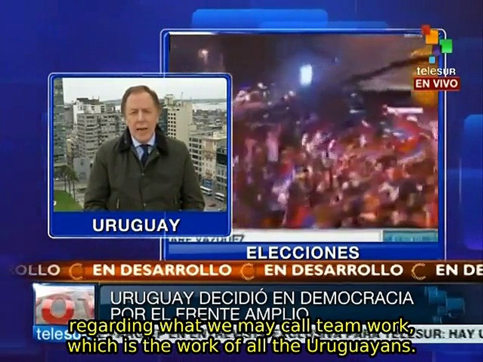 Uruguayan candidates intend to lower tension left by election: Expert