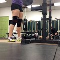 165# front squat (95% wave) sorry for bad camera angle!