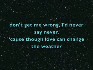 chances - five for fighting - lyrics on screen