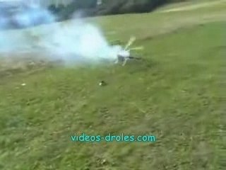 Model-reduit-helicoptere-crash