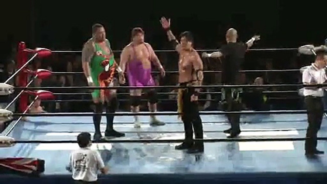 Akebono & Yutaka Yoshie vs. KENSO & Mitsuya Nagai (AJPW)